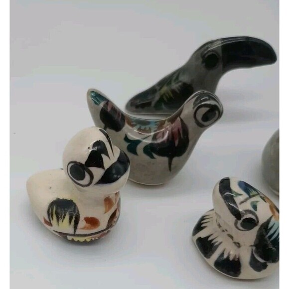 5 Mini Tonala Animals Frog Toucan Duck Birds - Picture 3 of 9